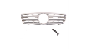Grill Mercedes-Benz C W203 S203 Gloss Black & Silver