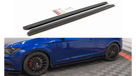 Diffuser Seat Leon Cupra FR SC III III Facelift Side Skirts Gloss Black