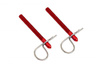 Zapinki maski Hair Pin Red