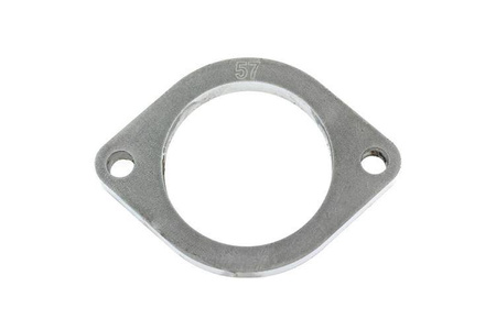 Exhaust flange connector 57mm 2 bolts