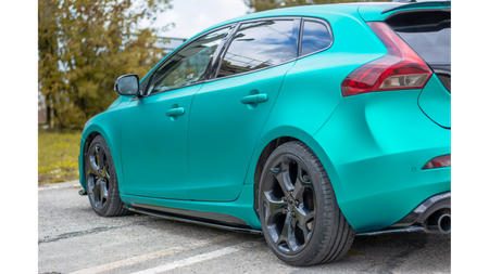 Dokładka Volvo V40 R-design Progi Gloss Black