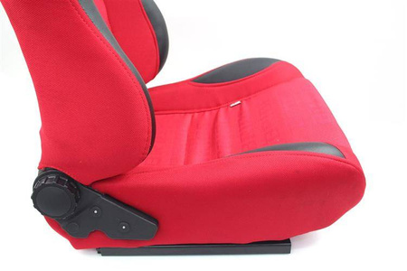 Racing seat RAPID Bride Velvet Red