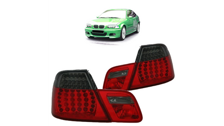 Lights BMW 3 E46 Rear LED Red-Smoke