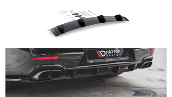 Diffuser Porsche Panamera Turbo 970 Facelift Rear Valance Gloss Black