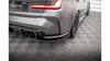 Splitter BMW 3 G80 M-Pack Tył Boczne v.2 Gloss Black