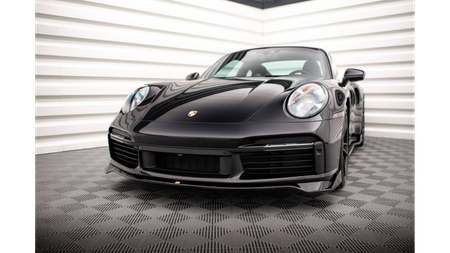 Splitter Porsche 911 Turbo S 992 Front Gloss Black