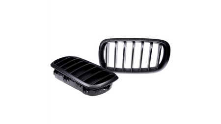 Grill BMW X5 F15 F85 X6 F16 F86 Single Line Matt Black