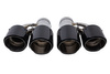 Exhaust Tip 101mmx2 enter 70mm Carbon Gloss Set
