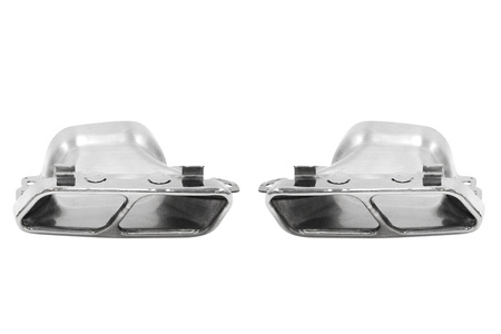 Exhaust Tip 210x80mm enter 140x85mm Mercedes A45 S600 Polished Sat