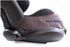 Racing seat Racer PVC Black