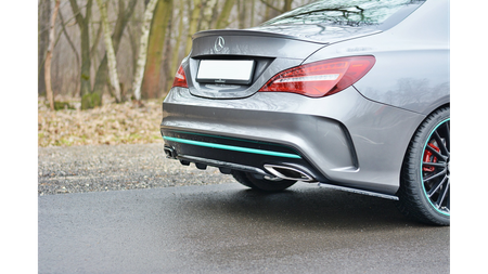 Diffuser Mercedes-Benz CLA C117 Rear Valance FACELIFT Gloss Black