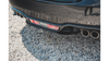 Splitter Fiat 124 Spider Abarth Tył Środkowy Gloss Black
