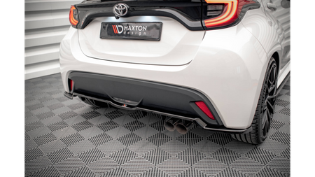 Splitter Toyota Yaris IV Rear Central with Diffuser v.2 Gloss Black