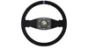 Steering wheel SLIDE 350mm offset:90mm Suede Purple Strip