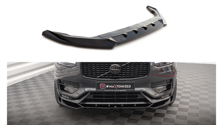 Splitter Volvo XC90 R-Design II Facelift przód v.1 Gloss Black