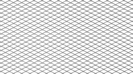 ALU mesh grill Diamond Silver 100*33cm 12*6mm