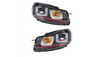 Headlights Halogen Red Black DRL suitable for VW GOLF VI 2009-now