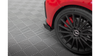 Splitter Mercedes-Benz A W176 Facelift Tył Boczne Street Pro Black-Red + Gloss Flaps