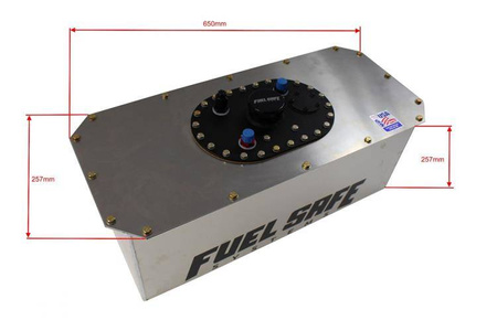 Fuel tank 35L FuelSafe FIA steel housing