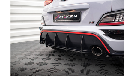 Diffuser Hyundai Kona N I Rear Street Pro Black