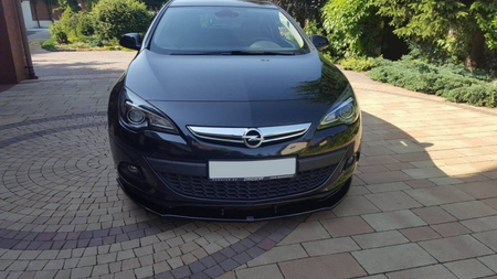 Splitter Opel Astra J GTC Front Gloss Black