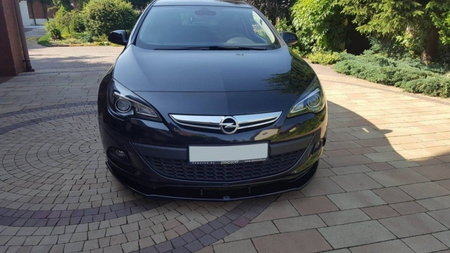 Splitter Opel Astra J GTC przód Gloss Black