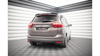 Splitter Ford C-Max II Rear Central with Diffuser Gloss Black