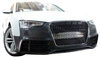 Zderzak przedni + Grill Czarny Audi A5 8T 13-16 RS5 Style