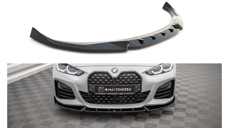 Splitter BMW 4 G26 M-Pack przód v.2 Gloss Black