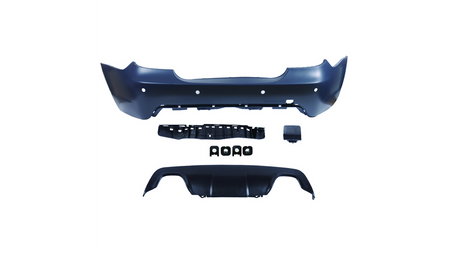 Bumper BMW 5 E60 Rear with Diffuser