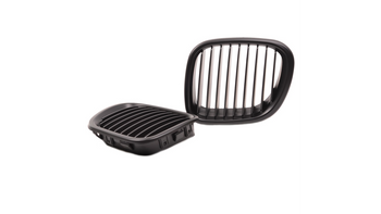 Grill BMW Z3 3 E36 pojedyncze żeberka Matt Black