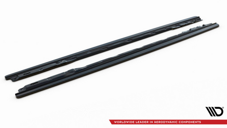 Diffuser Audi A4 B9 Side Skirts Gloss Black