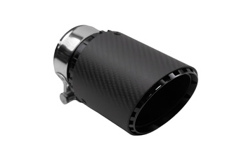 Exhaust Tip 89mm enter 70mm Carbon Matte