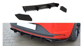 Dyfuzor Seat Leon III Cupra Tył + Splittery Tylne Boczne