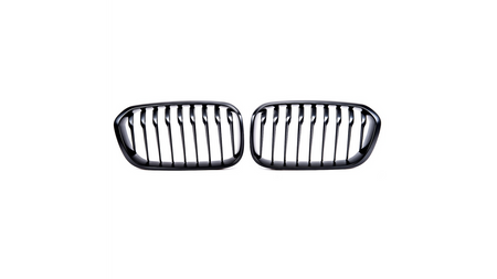 Grill BMW 1 F20 F21 Facelift pojedyncze żeberka Matt Black