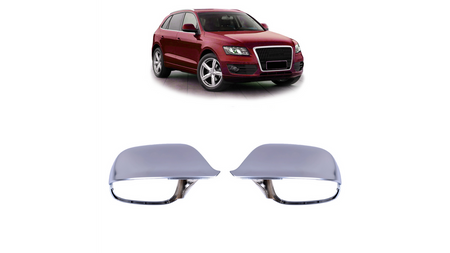 Mirror Cover Set Audi Q5 Q7 Matt Silver