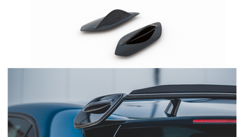 Dokładka Mercedes-Benz A35 AMG W177 Spoiler Bok Gloss Black