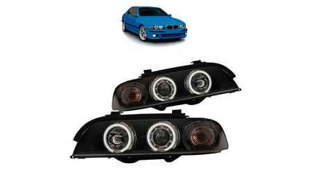 Lights BMW 5 E39 Front CCFL Black