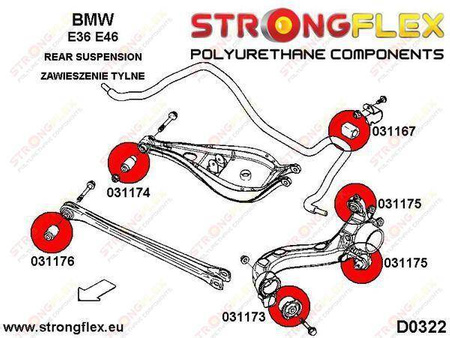 Rear control arm lower inner