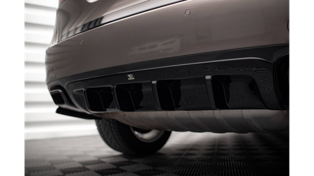 Rear Valance Porsche Cayenne Mk2 Gloss Black