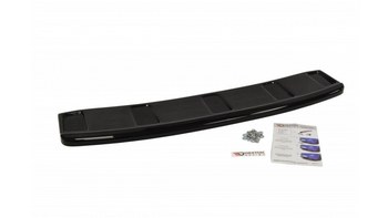 Splitter Audi A7 C7 Facelift S-Line Rear Central without Diffuser Gloss Black