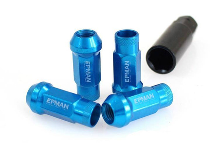 Wheel lug nuts Epman JDM M12x1,5 Blue