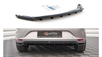 Splitter Seat Leon III Tył Środkowy z Dyfuzorem Gloss Black