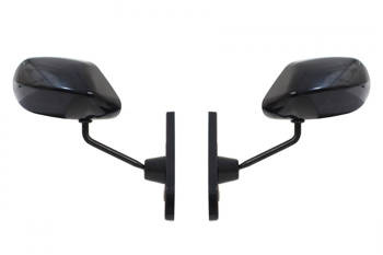 Mirrors Uniwersalne F2 ABS Manual Blue Glass