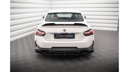 Splitter BMW 2 G42 M-Pack Tył Środkowy Gloss Black