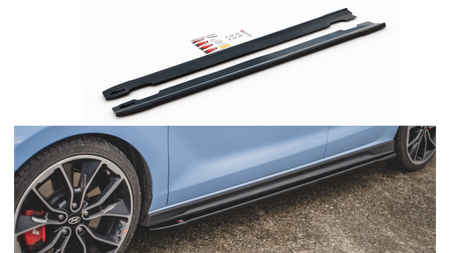 Diffuser Hyundai I30 III N Side Skirts v.4 Gloss Black