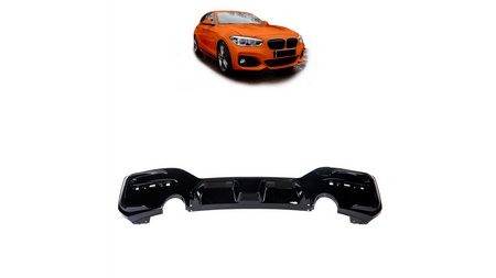 Dyfuzor BMW 1 F20 F21 Facelift Tył Gloss Black