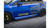 Diffuser Subaru WRX STI Side Skirts Street Pro Black-Red + Gloss Flaps