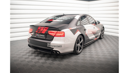 Splitter Audi S8 D4 Tył Boczne Gloss Black