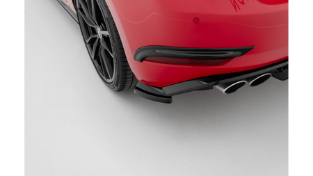 Splitter Volkswagen Golf R R-Line Mk7 Tył Boczne Facelift Red